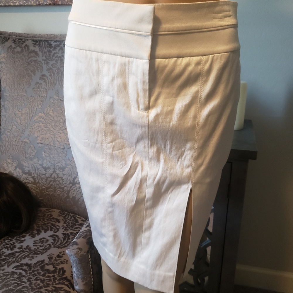 White Pencil Skirt